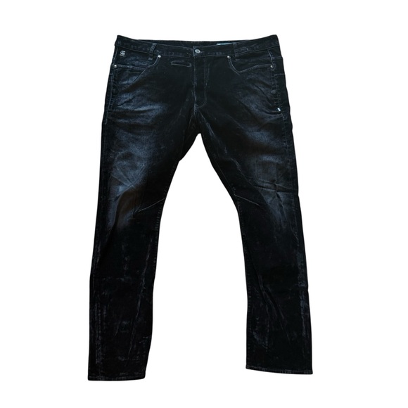 G-Star Raw Black Velvet Denim Jeans - Picture 1 of 9